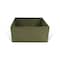John Louis Home Half Cube Fabric Storage Bin, Tweed, Green, 11 in W BIN-HC-T03 - alternate 3